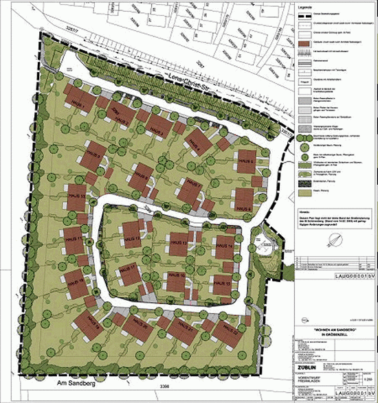 Freiflächenplan